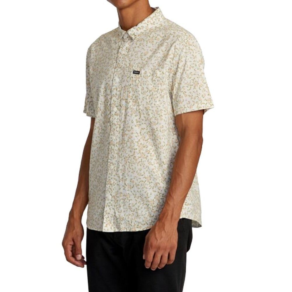 RVCA Men's Multicolor Floral Short Sleeve Button-Up Woven Shirt S NWT - Picture 3 of 7